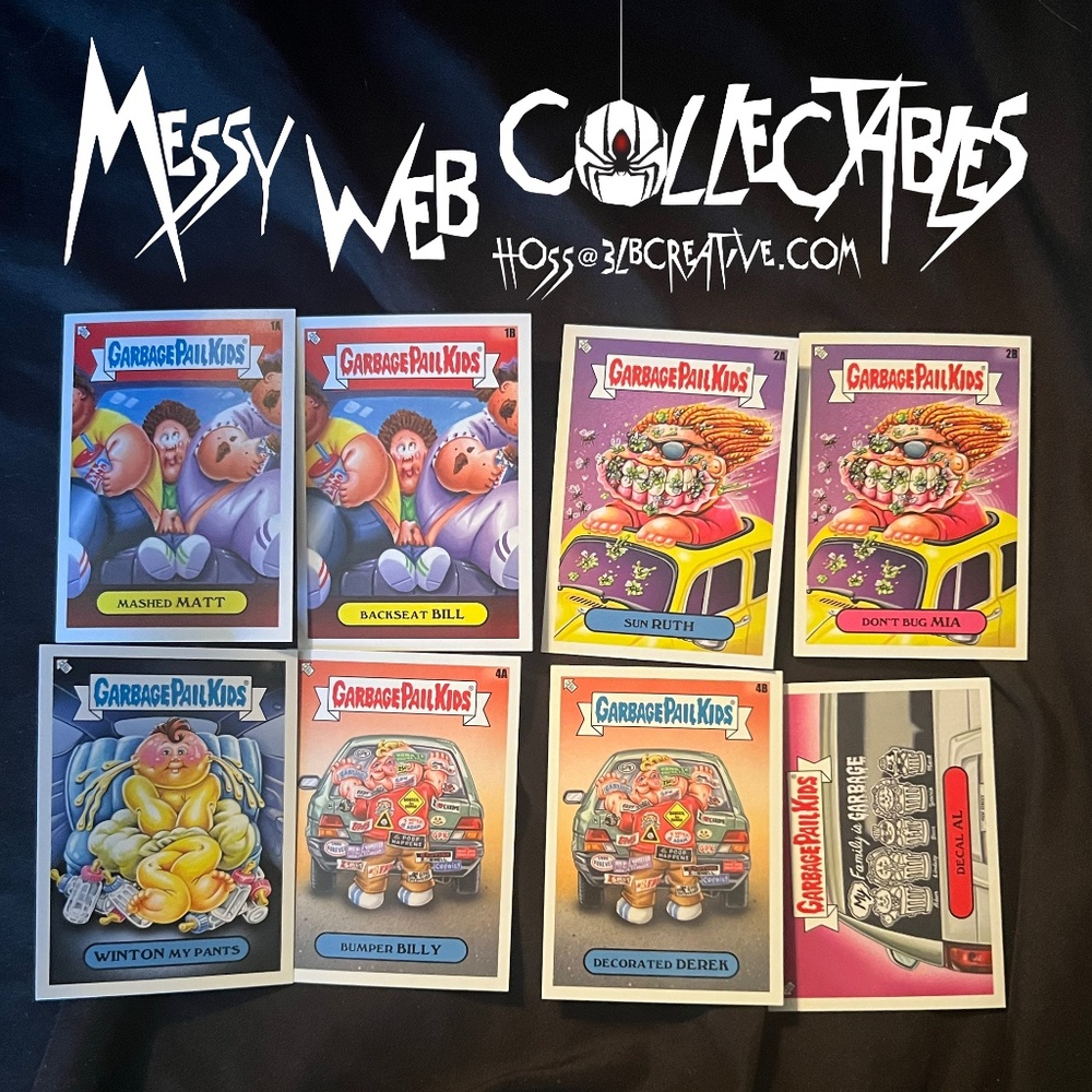 2023 Garbage Pail Kids On the Go Vacation Don't Make Me Pull This Car Over